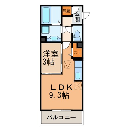 六軒屋シティパレスの物件間取画像